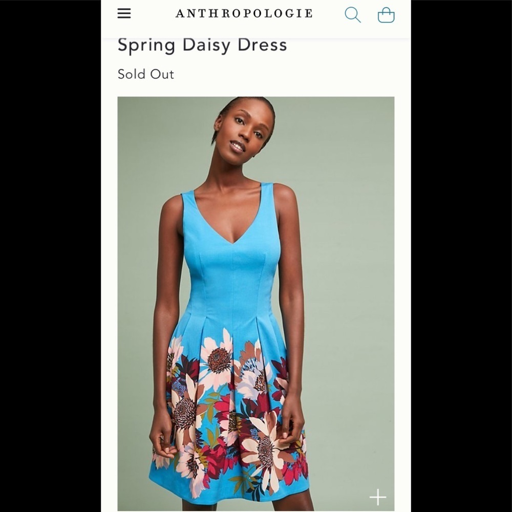 New Anthropologie Spring Daisy Dress size 6